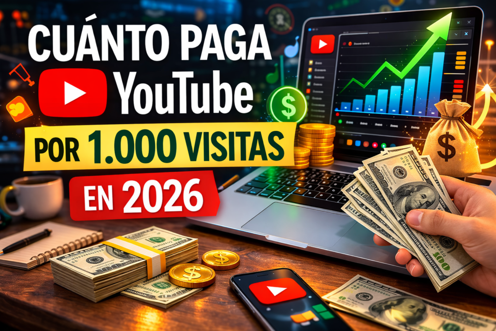 cuanto paga youtube por mil visitas
