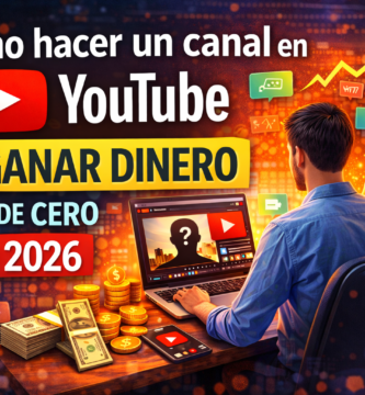 cómo crear un canal de youtube y ganar dinero