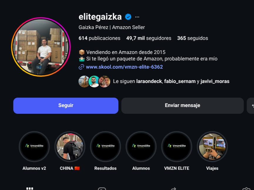 Comunidad de Gaizka Pérez AMZN