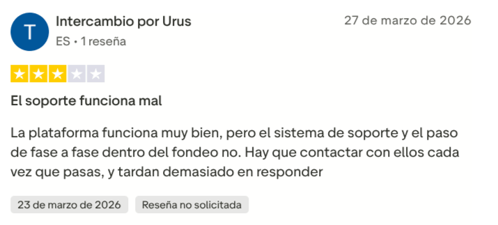 crítica nys markets trustpilot