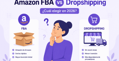 Comparativa entre Amazon FBA vs dropshipping para emprendedores digitales