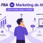 Comparativa entre Amazon FBA vs marketing de afiliados para emprendedores digitales