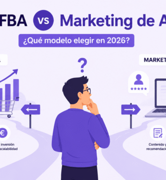 Comparativa entre Amazon FBA vs marketing de afiliados para emprendedores digitales