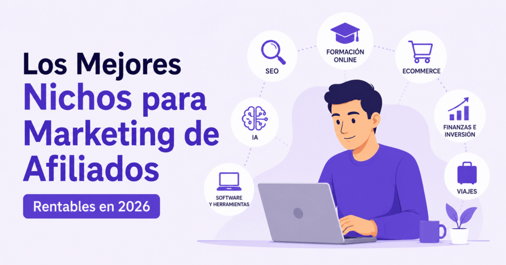 Emprendedor analizando los mejores nichos para marketing de afiliados