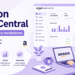 Panel Amazon Seller Central utilizado por vendedores para gestionar productos, pedidos y ventas en Amazon