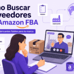 emprendedora asistiendo a una formación online sobre cómo encontrar proveedores para Amazon FBA